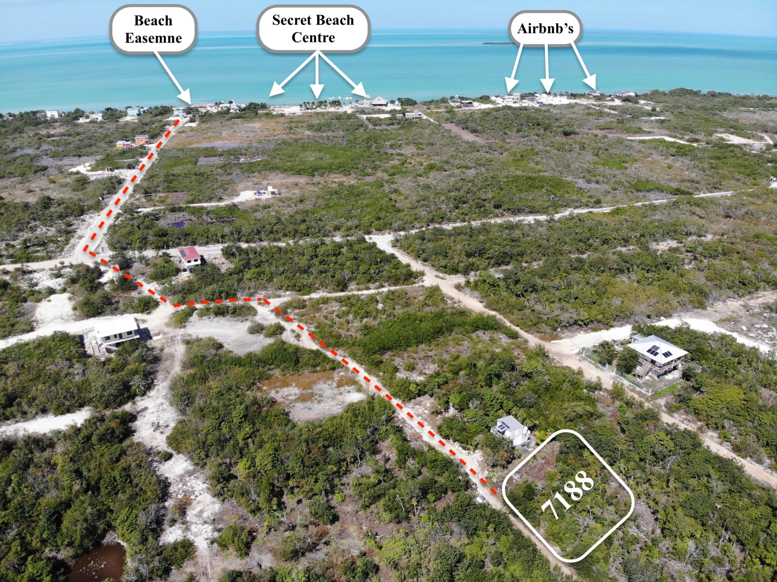 Residential lot at Secret Beach