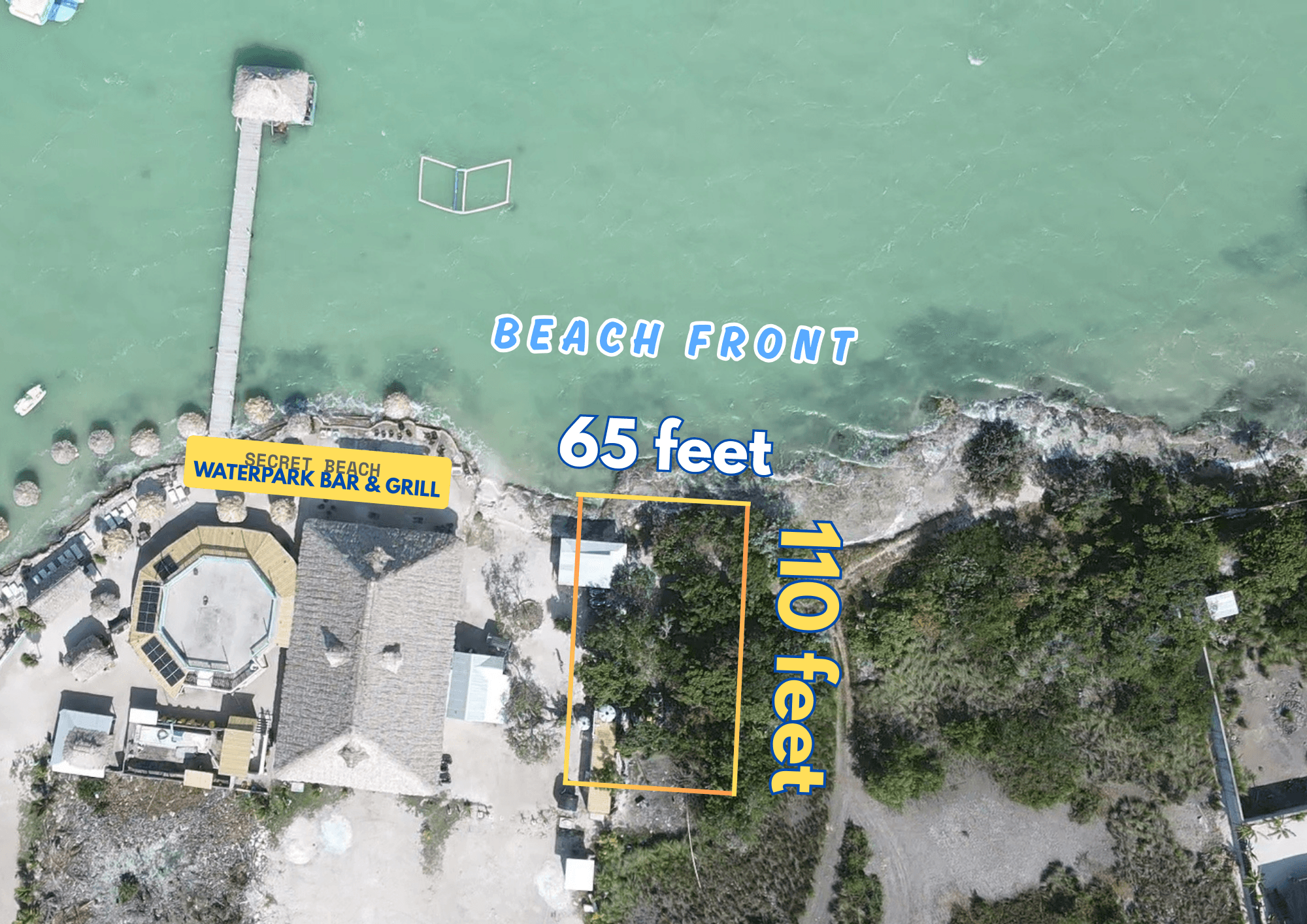 North Secret Beach BEACHFRONT LOT 2