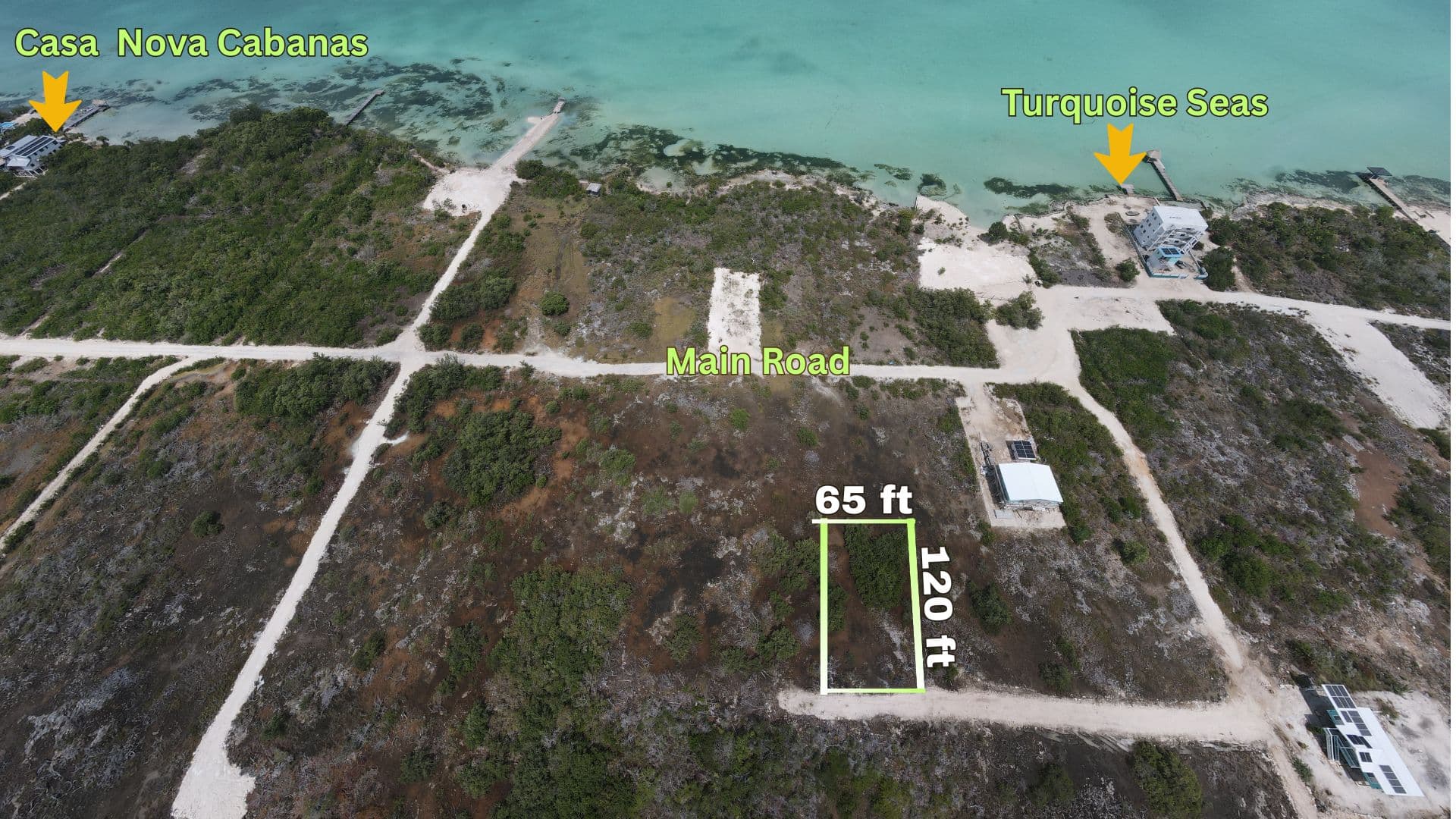 Property North Bay Secret Beach with road access
